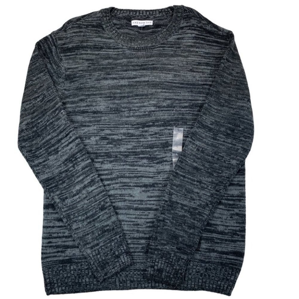 And Now This Mens Regular-Fit Marled Brushed Sweater Size L